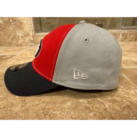 San Francisco 49ers New Era 39Thirty Red/Gray/Black Stretch Fit Hat Medium-Large - Picture 2 of 8